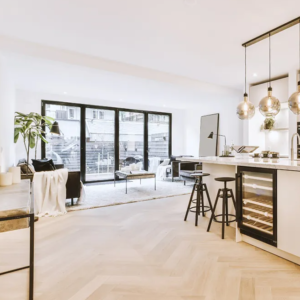Furnished Apartment with Open Plan Living Area
