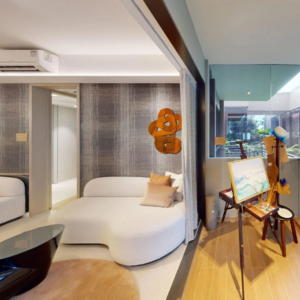 Furnished Apartment with Private Balcony